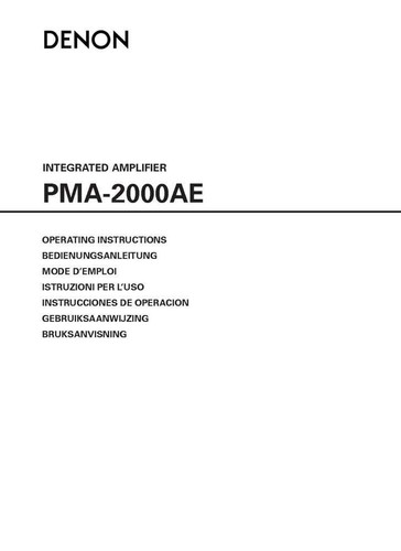 Denon pma 2000ae amplificatore - denon, pma-2000ae